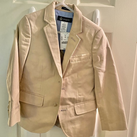 J. Crew Factory Jackets & Coats J Crew 45t Khaki Boys Blazer Poshmark